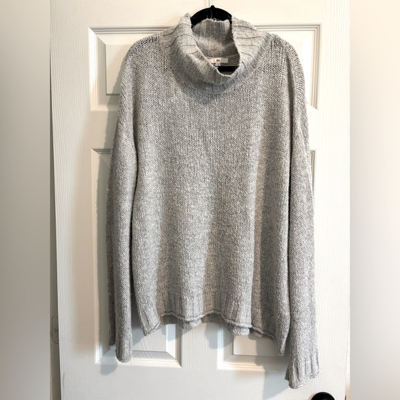 bp Sweaters - BP Light Gray Cowl Neck Sweater